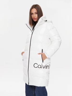 Calvin Klein Jeans Kurtka puchowa J20J221902 Biały Regular Fit