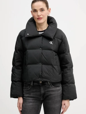 Calvin Klein Jeans kurtka puchowa kolor czarny zimowa LV044D521G