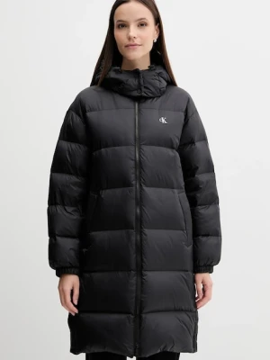 Calvin Klein Jeans kurtka puchowa kolor czarny zimowa LV047D502G