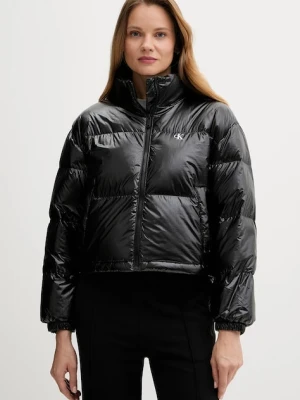 Calvin Klein Jeans kurtka puchowa kolor czarny zimowa LV047D510G