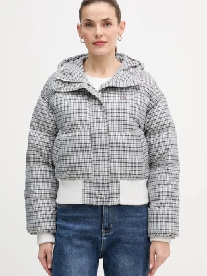 Calvin Klein Jeans kurtka puchowa kolor szary zimowa LV044D516G