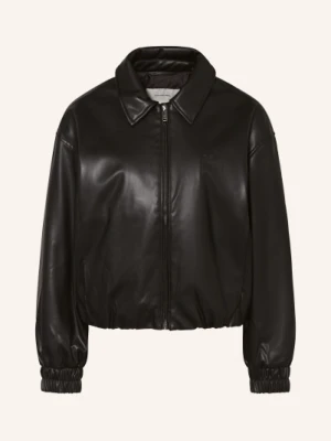 Calvin Klein Jeans Kurtka W Stylu Skórzanym schwarz