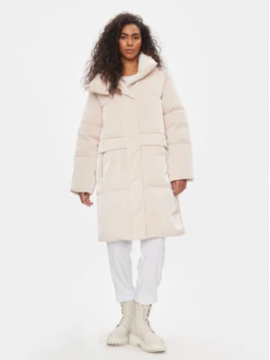 Calvin Klein Jeans Kurtka zimowa J20J222172 Écru Oversize