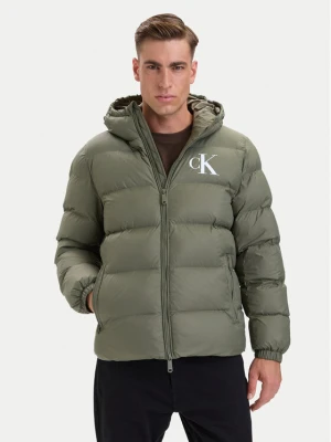 Calvin Klein Jeans Kurtka zimowa LV04RG513G Khaki Regular Fit