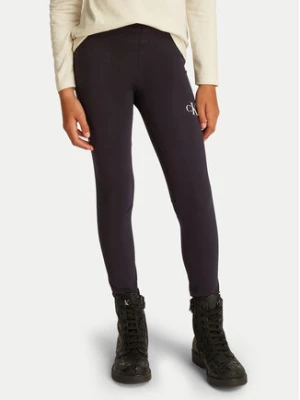 Calvin Klein Jeans Legginsy IG0IG02137 D Czarny Slim Fit