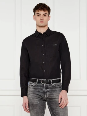Calvin Klein Jeans Lniana koszula | Regular Fit