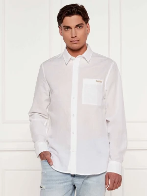 Calvin Klein Jeans Lniana koszula | Regular Fit
