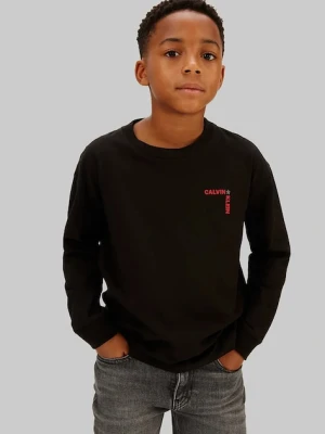 Calvin Klein Jeans longsleeve bawełniany dziecięcy