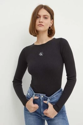 Calvin Klein Jeans longsleeve damski kolor czarny J20J223611