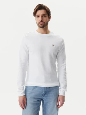 Calvin Klein Jeans Longsleeve J30J327117 Biały Regular Fit