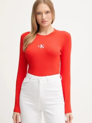 Calvin Klein Jeans longsleeve kolor czerwony LV047A803G