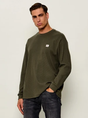 Calvin Klein Jeans Longsleeve | Regular Fit oliwkowy