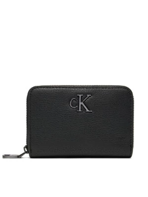 Calvin Klein Jeans Mały Portfel Damski Minimal Monogram Med K60K612262 Czarny