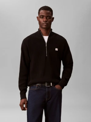 Zdjęcie produktu Calvin Klein Jeans sweter z dzianiny Mężczyźni Bawełna czarny