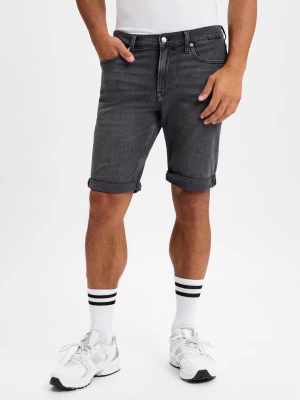 Calvin Klein Jeans Męskie szorty dżinsowe Mężczyźni Bawełna czarny jednolity,