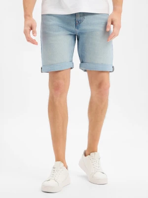 Calvin Klein Jeans szorty dżinsowe Mężczyźni Bawełna niebieski