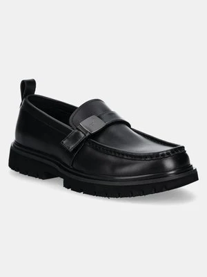 Calvin Klein Jeans mokasyny EVA APRON LOAFER HDW męskie kolor czarny YM0YM01252