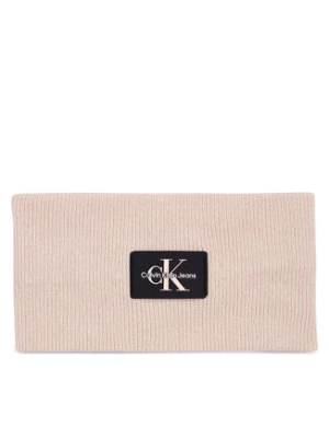 Calvin Klein Jeans Opaska materiałowa Monologo Rubber Headband K60K611258 Różowy