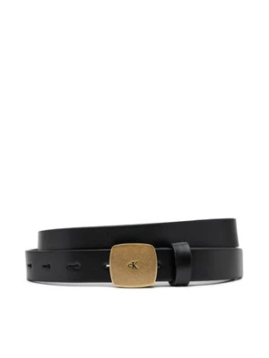 Calvin Klein Jeans Pasek Damski Casual Plaque Buckle 20Mm LV04K7007G Czarny