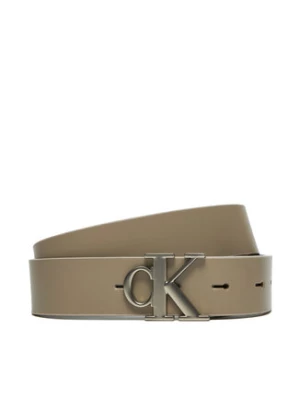 Calvin Klein Jeans Pasek Damski Mono Pl Rev Lthr Belt K60K612288 Brązowy