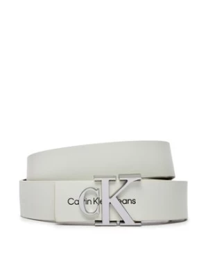 Calvin Klein Jeans Pasek Damski Monogram Hardware 30Mm K60K610281 Biały