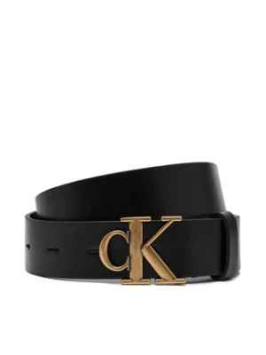 Calvin Klein Jeans Pasek Damski Monogram Placque Buckle 30Mm LV04K7002G Czarny