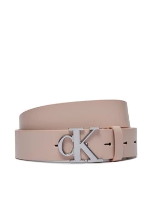 Calvin Klein Jeans Pasek Damski Round Mono Pl Lthr Belt 30Mm K60K611490 Różowy