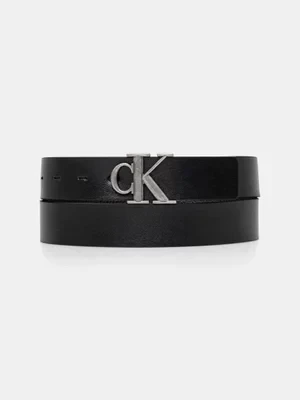 Calvin Klein Jeans pasek dwustronny męski kolor czarny LV04G7002G