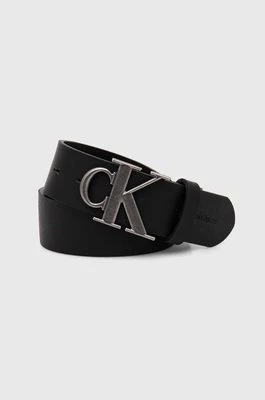 Calvin Klein Jeans pasek skórzany damski kolor czarny K50K512067