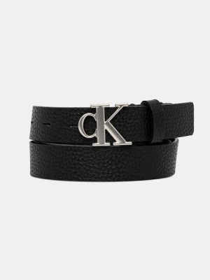 Calvin Klein Jeans pasek skórzany damski kolor czarny LV04K7003G