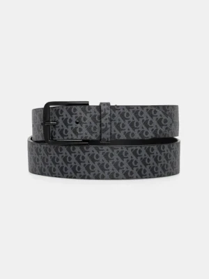 Calvin Klein Jeans pasek skórzany męski kolor czarny LV04G7030G