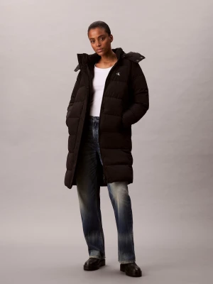 Calvin Klein Jeans Pikowany płaszcz damski Kobiety czarny jednolity,