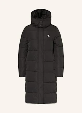 Calvin Klein Jeans Płaszcz Pikowany schwarz