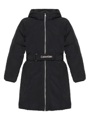Calvin Klein Jeans Płaszcz zimowy Classic IG0IG03038 Czarny Regular Fit