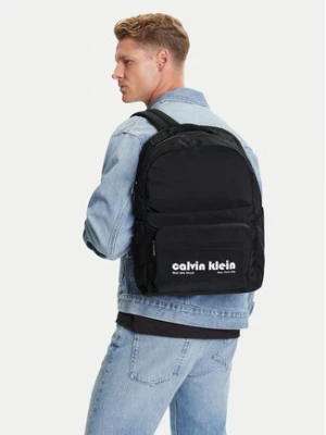 Calvin Klein Jeans Plecak Ckj Graphic Ck Multi Funct Backp LV04G3162G Czarny