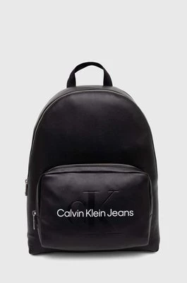 Calvin Klein Jeans plecak damski kolor czarny duży gładki K60K612223