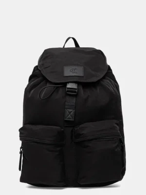 Calvin Klein Jeans plecak męski kolor czarny duży gładki LV04G3085G
