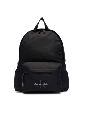 Calvin Klein Jeans Plecak Solid Monologo Backpack IU0IU00731 Czarny