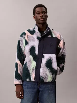 Calvin Klein Jeans Polarowa kurtka | Relaxed fit