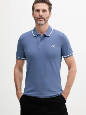 Calvin Klein Jeans polo niebieski
