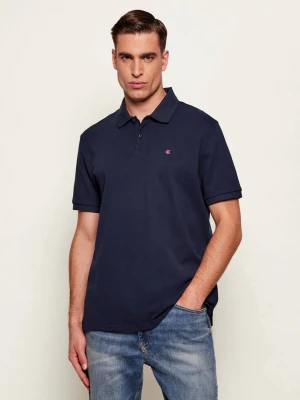 Calvin Klein Jeans Polo | Classic fit | pique granatowy