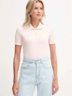 Calvin Klein Jeans polo damski kolor różowy LV047C907G