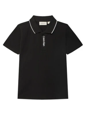 Calvin Klein Jeans Polo Embro Logo IB0IB02542 D Czarny Regular Fit