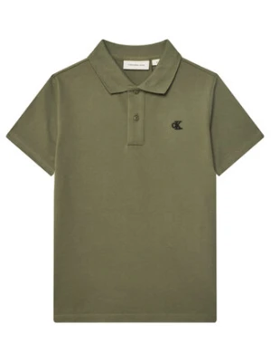 Calvin Klein Jeans Polo Essential IB0IB02486 D Zielony Regular Fit
