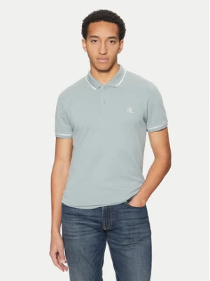 Calvin Klein Jeans Polo J30J315603 Niebieski Slim Fit