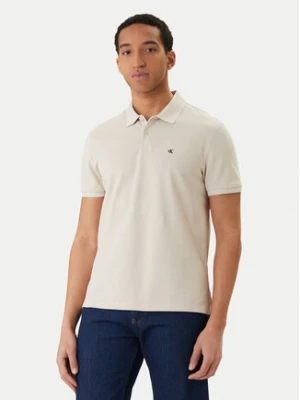 Calvin Klein Jeans Polo LV040EM269 Beżowy Regular Fit
