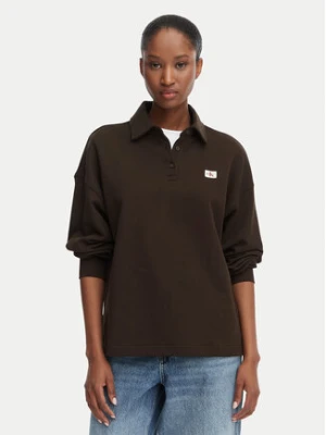 Calvin Klein Jeans Polo LV047G230G Brązowy ciemny Relaxed Fit