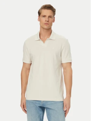 Calvin Klein Jeans Polo LV04RF215G Kremowy Regular Fit