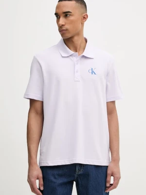 Calvin Klein Jeans polo męskie bawełniane