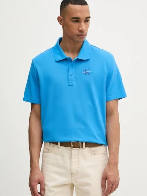 Calvin Klein Jeans polo męskie bawełniane